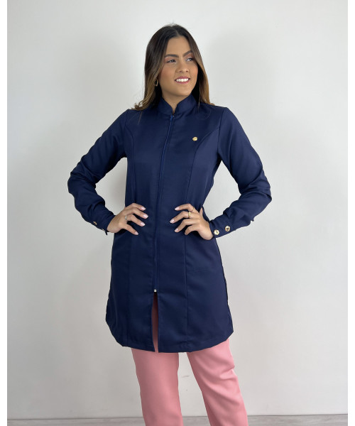 Jaleco Antonella Azul Marinho 