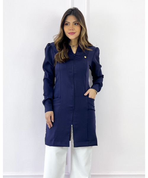 Jaleco Mariah Azul Marinho