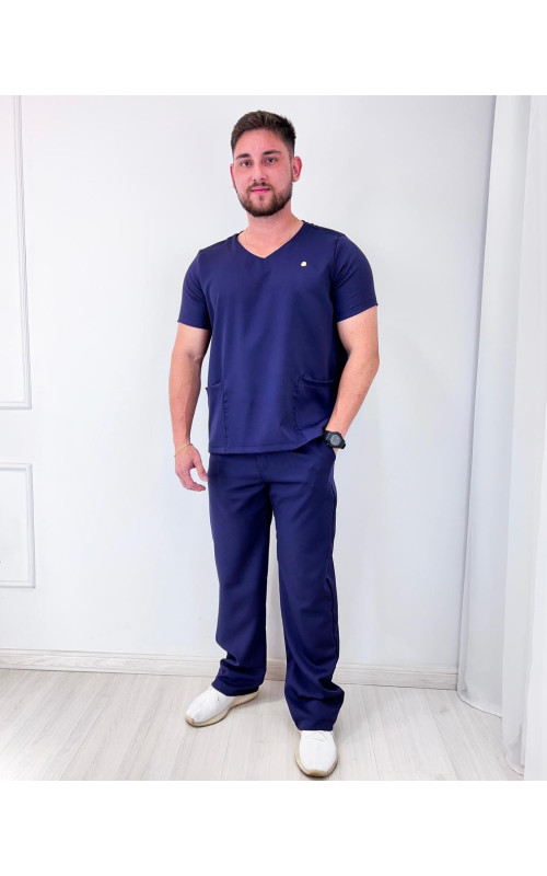 Scrub Masculino Dante Azul Marinho
