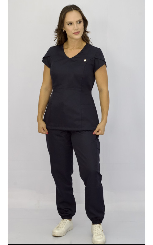 Scrub Louise Azul Marinho 