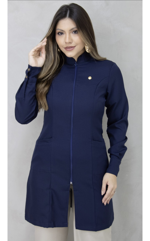 Jaleco Antonella Azul Marinho 