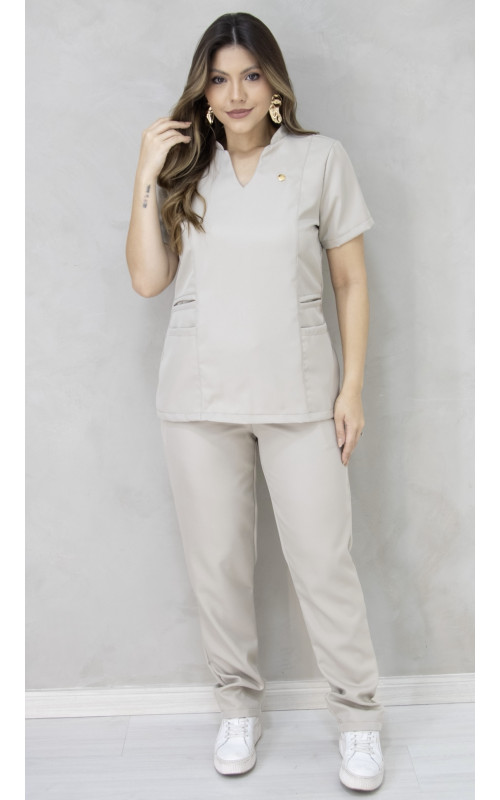 Scrub Impulse Feminino Areia
