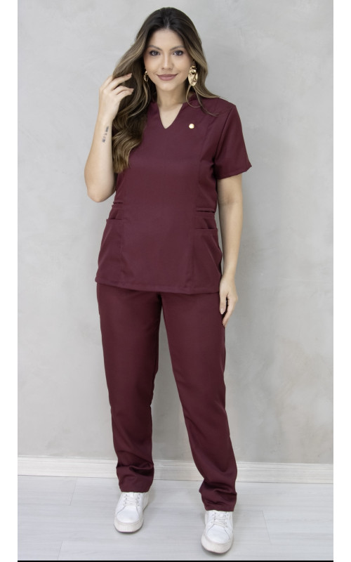 Scrub Impulse Feminino Marsala