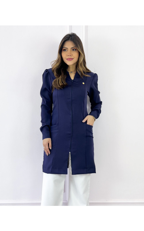Jaleco Mariah Azul Marinho