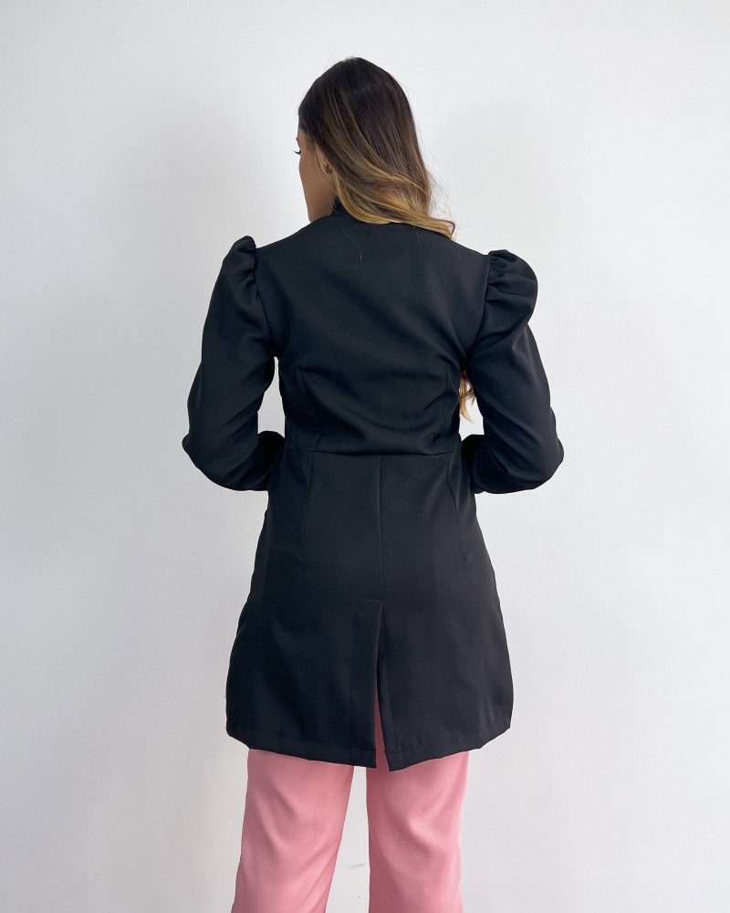 Jaleco Alícia Preto