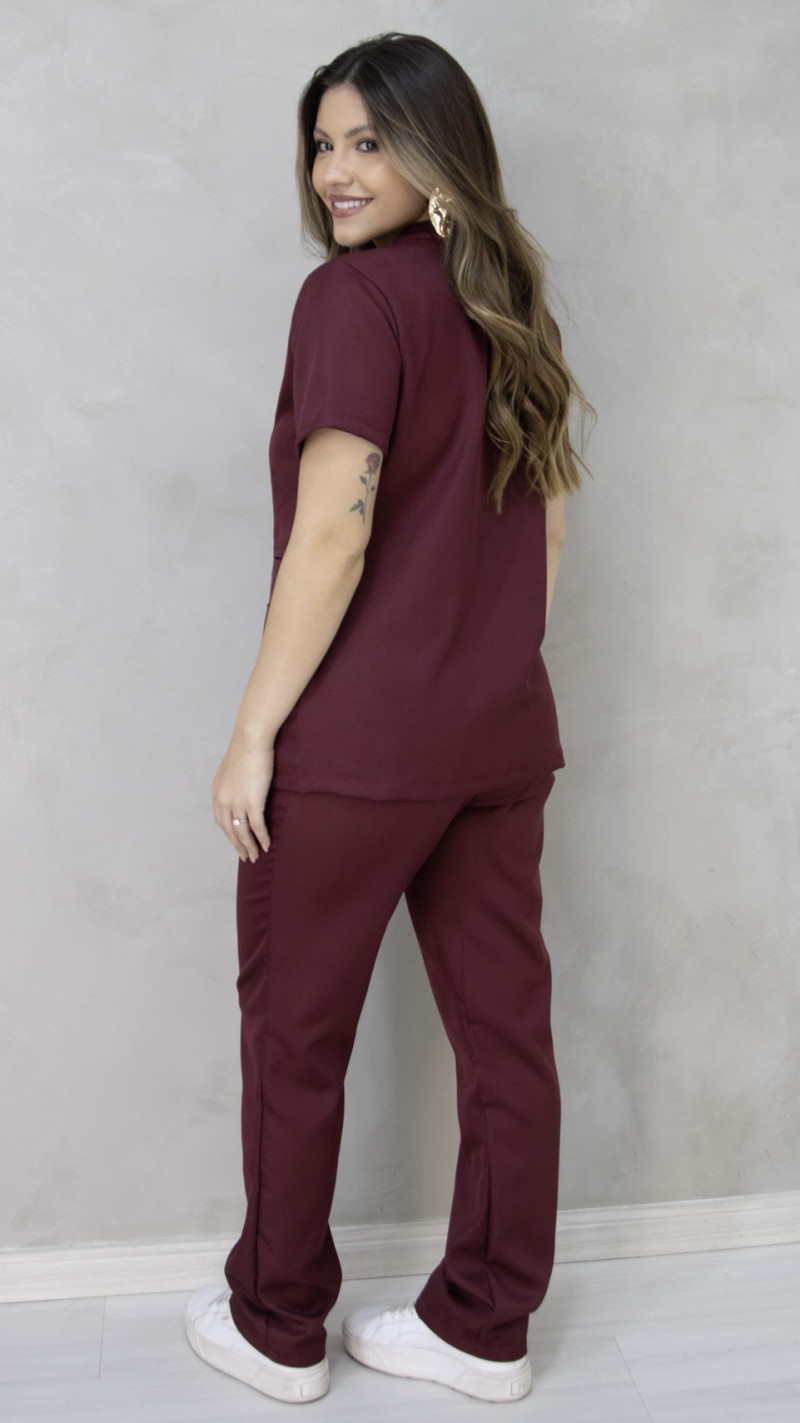 Scrub Impulse Feminino Marsala