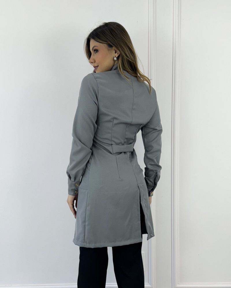 Jaleco Antonella Cinza