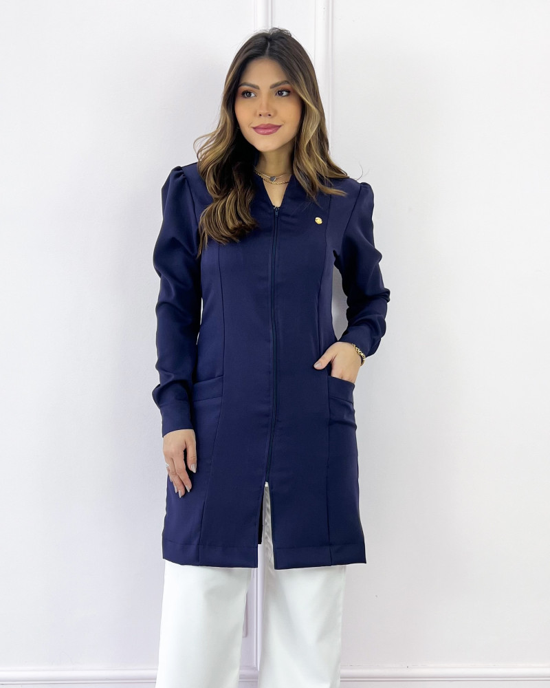 Jaleco Mariah Azul Marinho