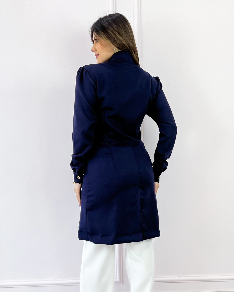Jaleco Mariah Azul Marinho