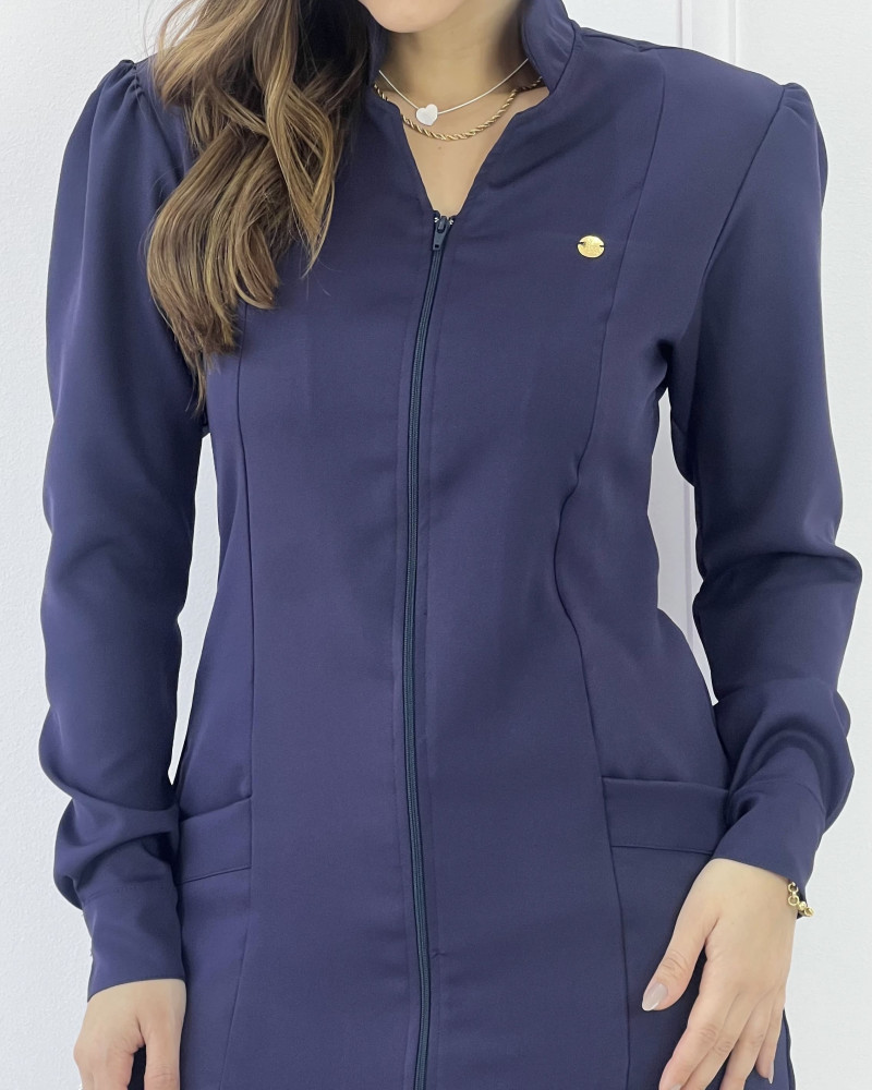 Jaleco Mariah Azul Marinho