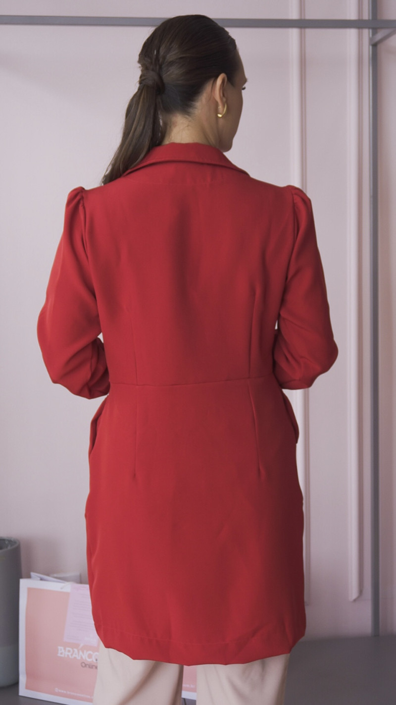 Jaleco Cloe Vermelho