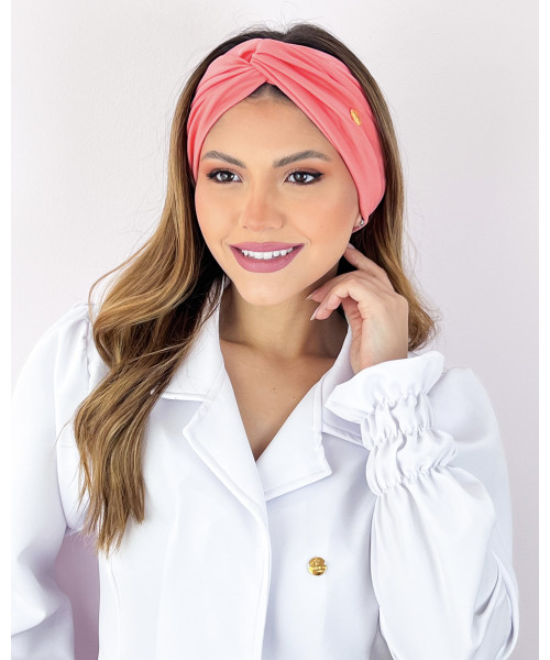 Faixa Turbante Pêssego 