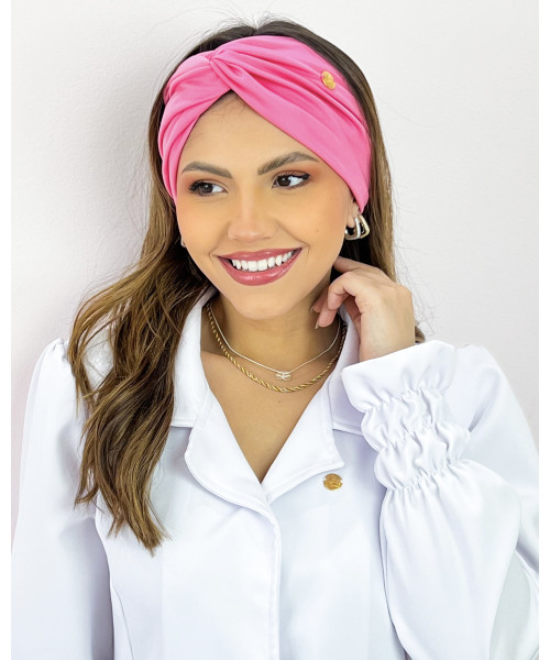 Faixa Turbante Blush