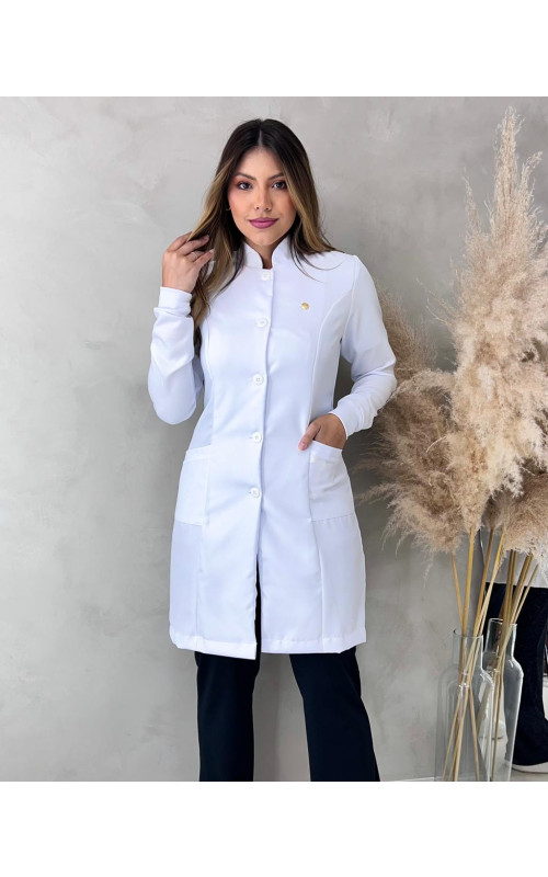 Jaleco Valentina Branco 