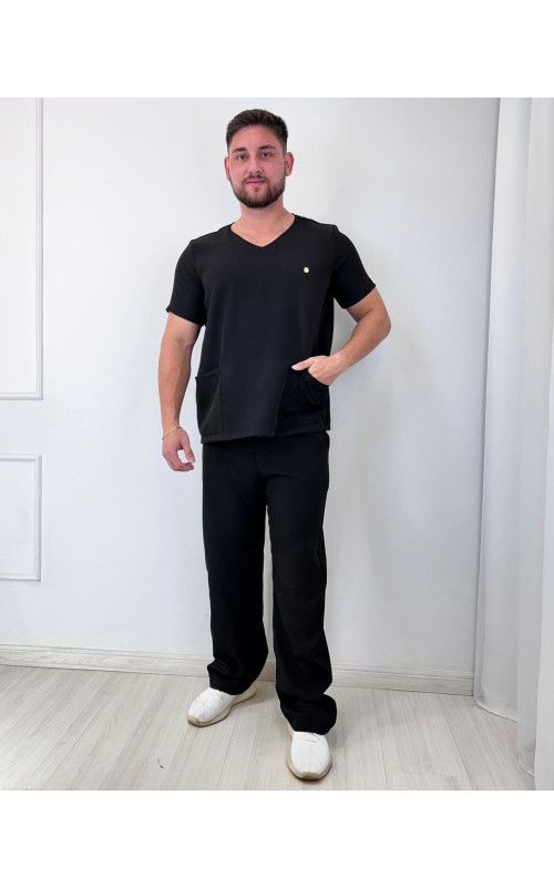 Scrub Masculino Dante Preto