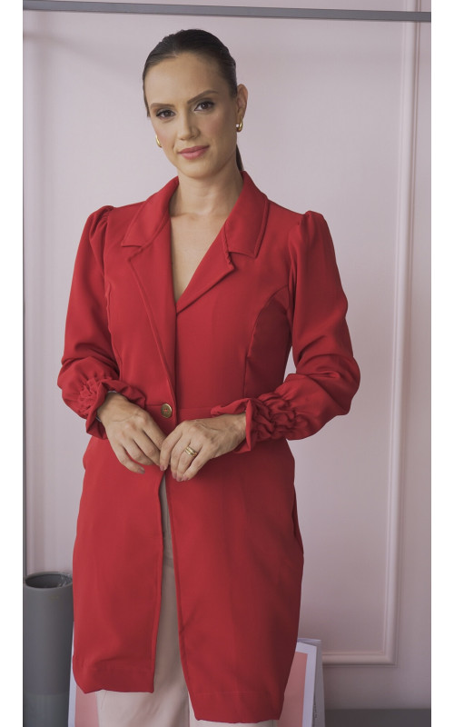 Jaleco Cloe Vermelho