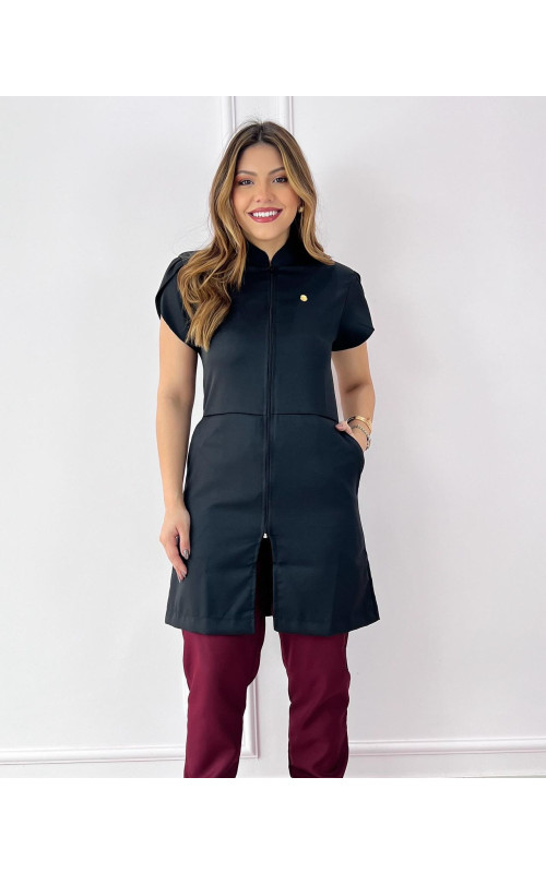 Jaleco Tulipa Preto 