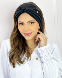 Faixa Turbante Preto