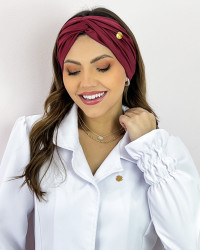 Faixa Turbante Marsala